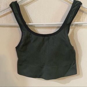 BLANQI Everyday Ribbed Seamless Bralette - Forest